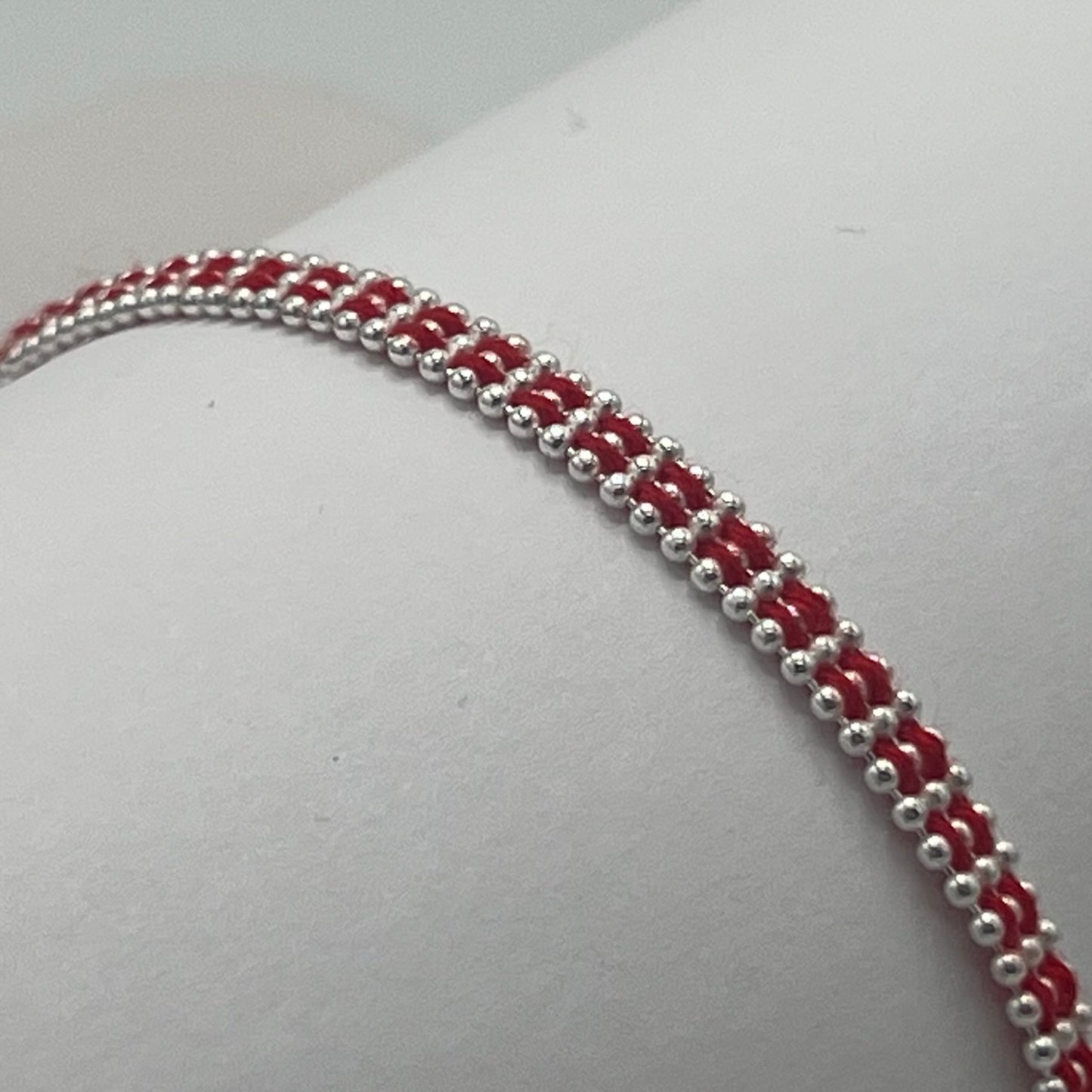 Double Red String Bracelet in Sterling Silver or Gold-Plated – Blessings from Kever Rachel