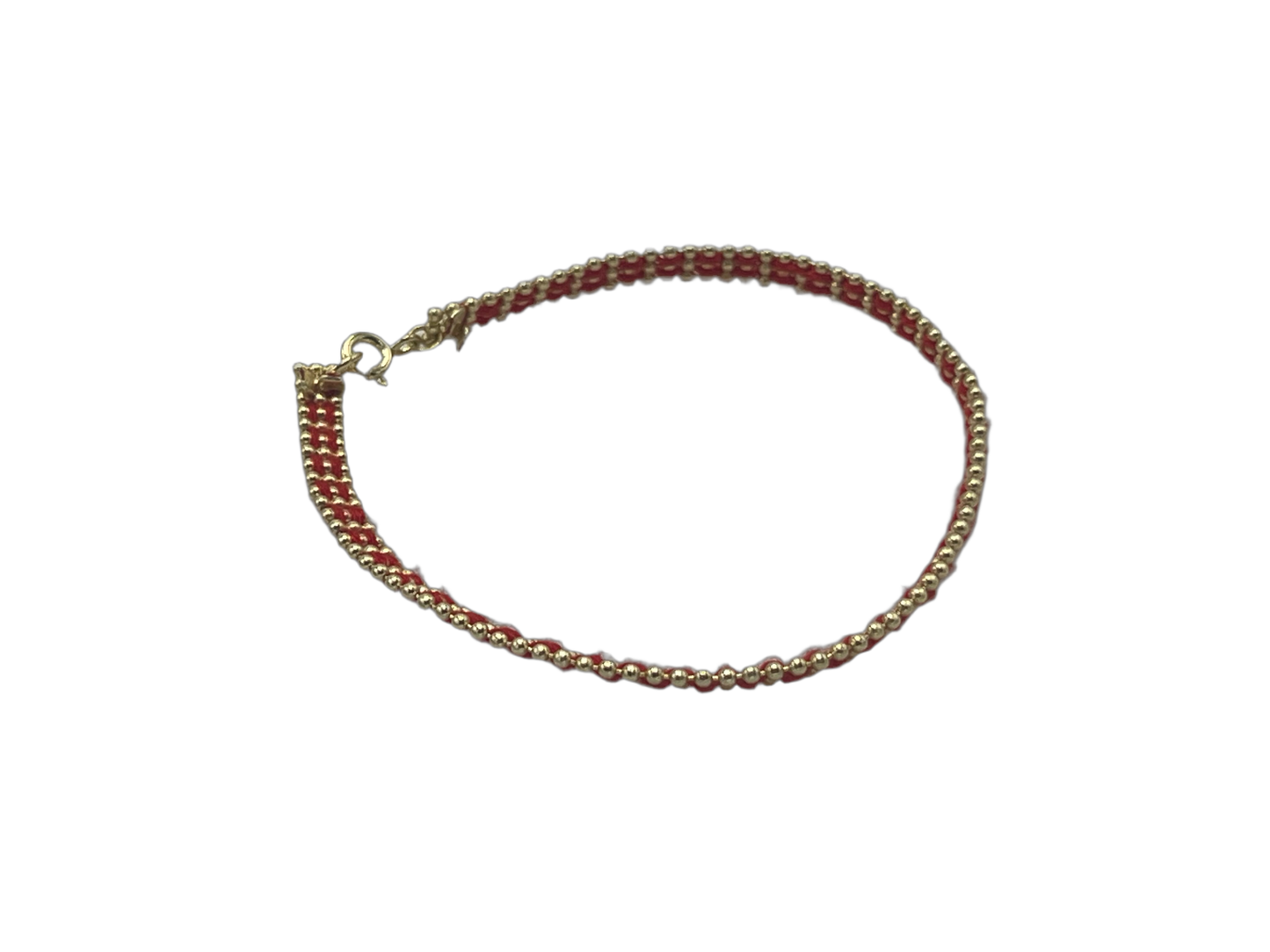 Double Red String Bracelet in Sterling Silver or Gold-Plated – Blessings from Kever Rachel